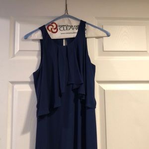 Bcbg open back maxi dress- navy